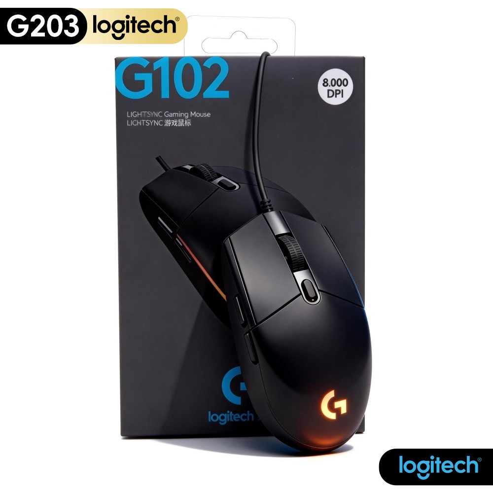 Logitech Mouse G203 - Logitech G203 Kablolu Oyun Mouse'u Şık