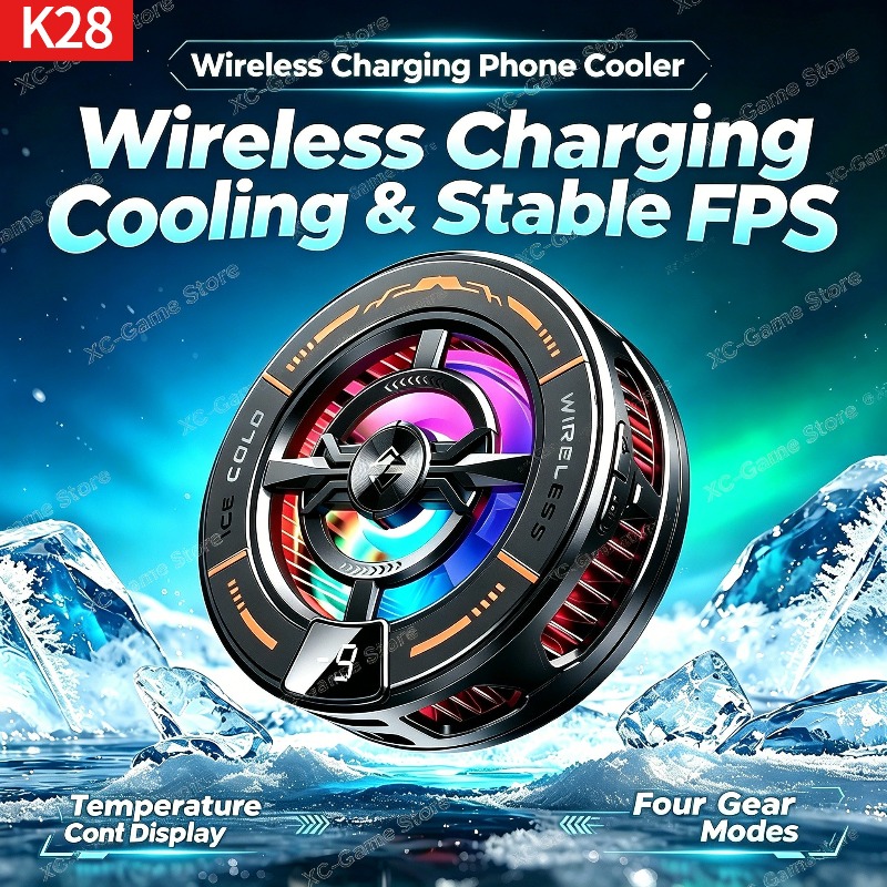 Gaming Accessories For Room - K28 Manyetik Yarı İletken Telefon Soğutucusu,