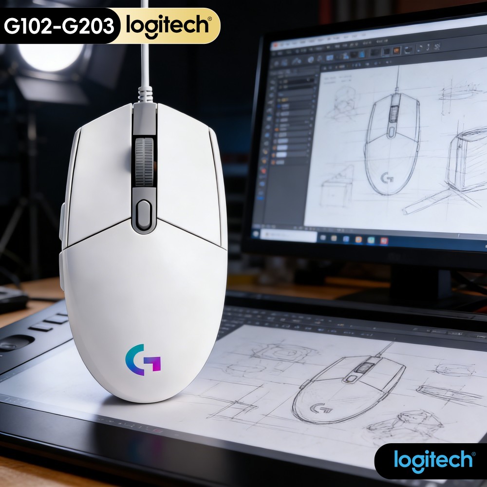 Logitech Mouse G203 - G102 Orijinal Logitech G203 Prodigy Serisi