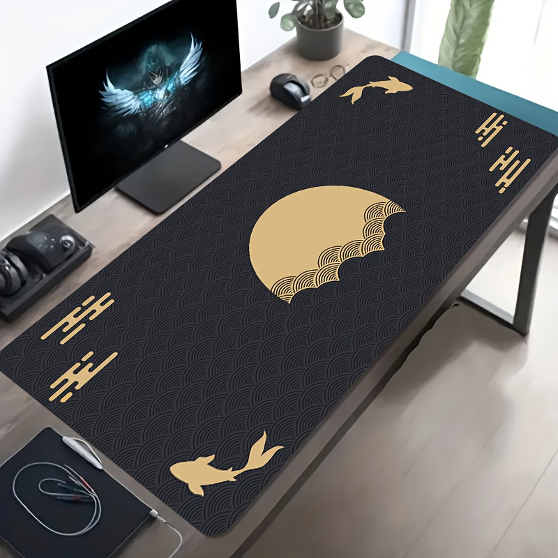 Japanese Gaming Accessories - Japon Koi Balığı Masa Örtüsü Ekstra
