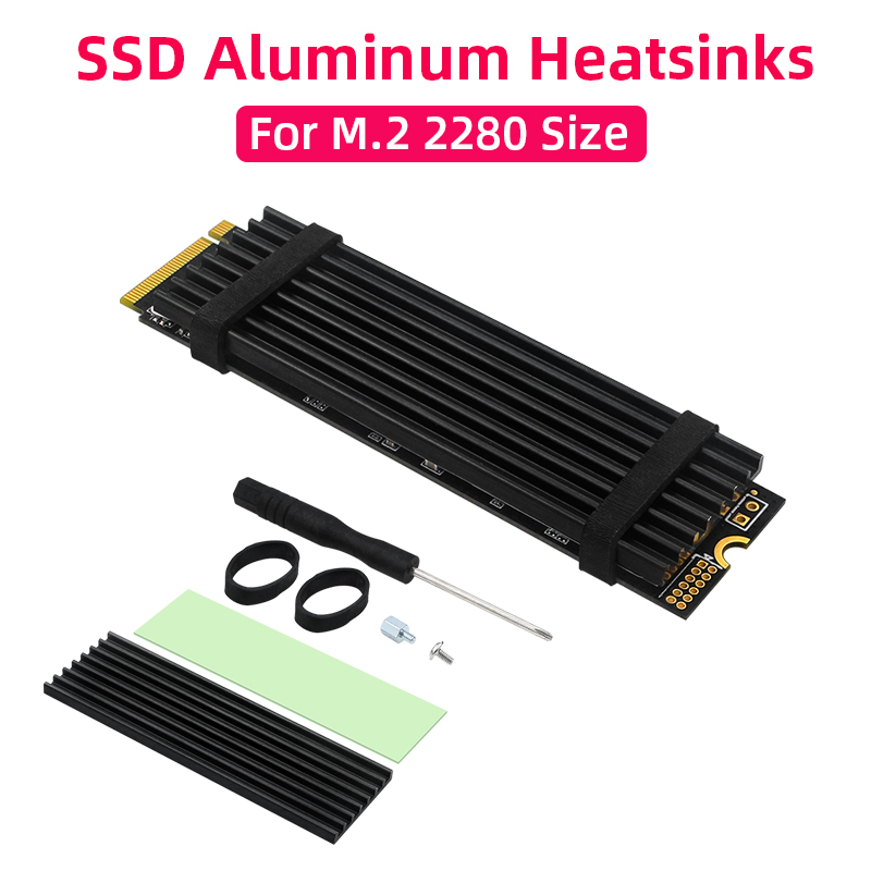 M2 Heatsink Cooler - M.2 SSD Soğutucu ALÜMİNYUM RADYATÖR Katı