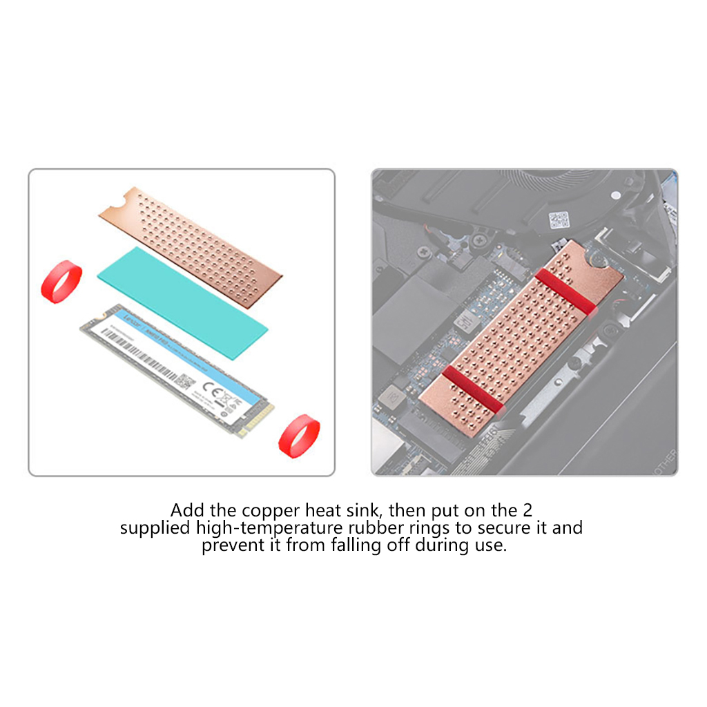 Saf Bakır M2 SSD Soğutucu Nokt - M2 Heatsink Cooler incelemesi ve fiyatı