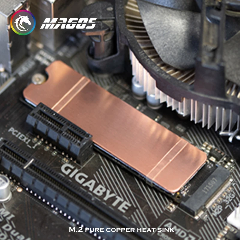 Dizüstü M.2 SSD Radyatör Bakır - M2 Heatsink Cooler incelemesi ve fiyatı