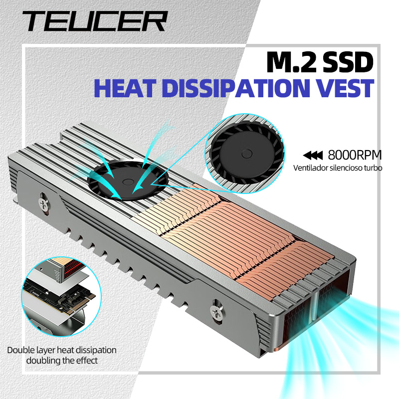 Teucer M.2 NVME SSD isı emici  - M2 Heatsink Cooler incelemesi ve fiyatı