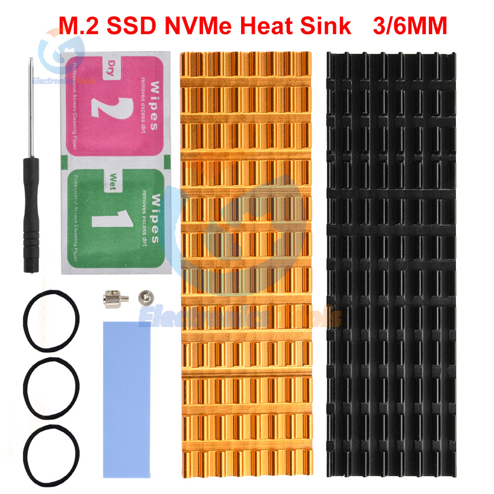 M.2 NGFF 2280 PCI-E NVME SSD k - M2 Heatsink Cooler incelemesi ve fiyatı