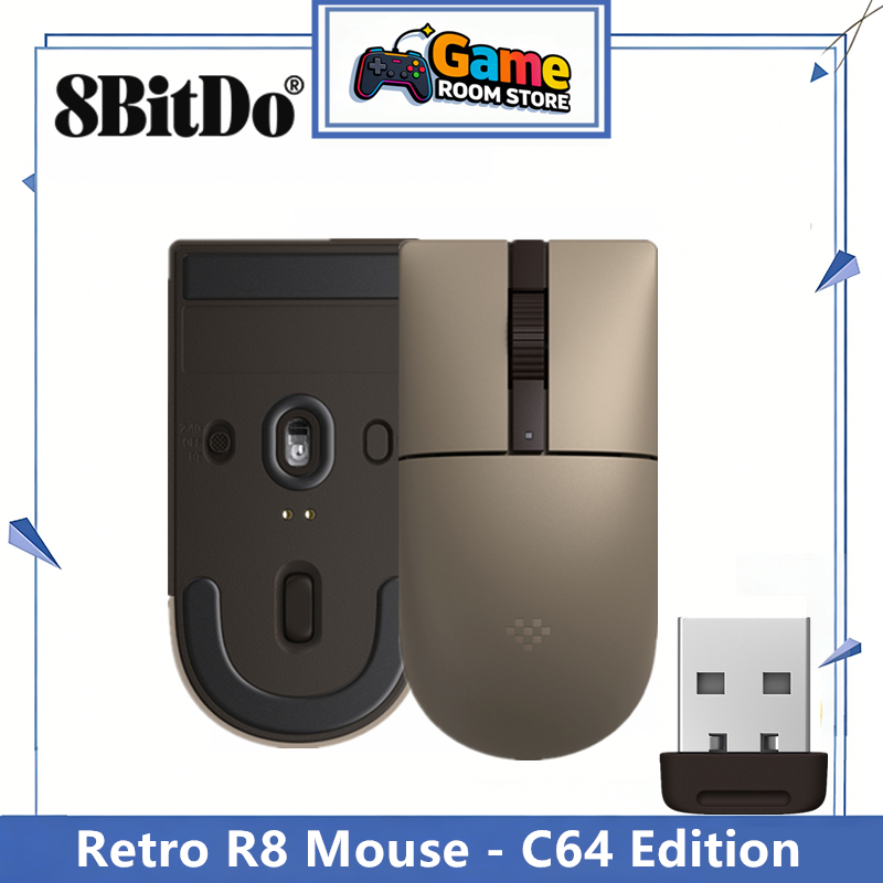 8BitDo Retro R8 Mouse - C64 Ed - Gaming Accessories Retro incelemesi ve fiyatı