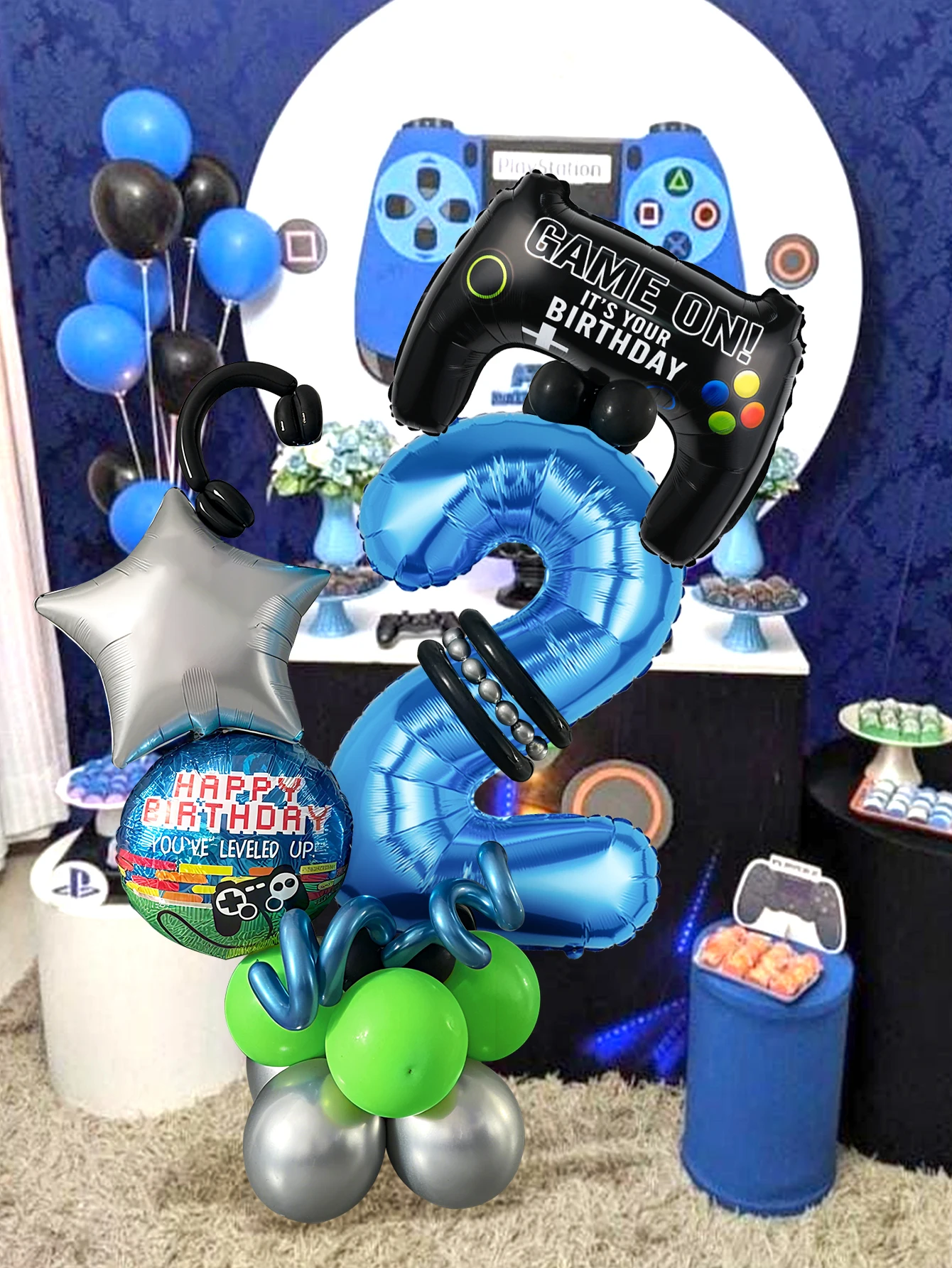 32 Parça Oyun Temalı Doğum Gün - Gaming Accessories Room incelemesi ve fiyatı