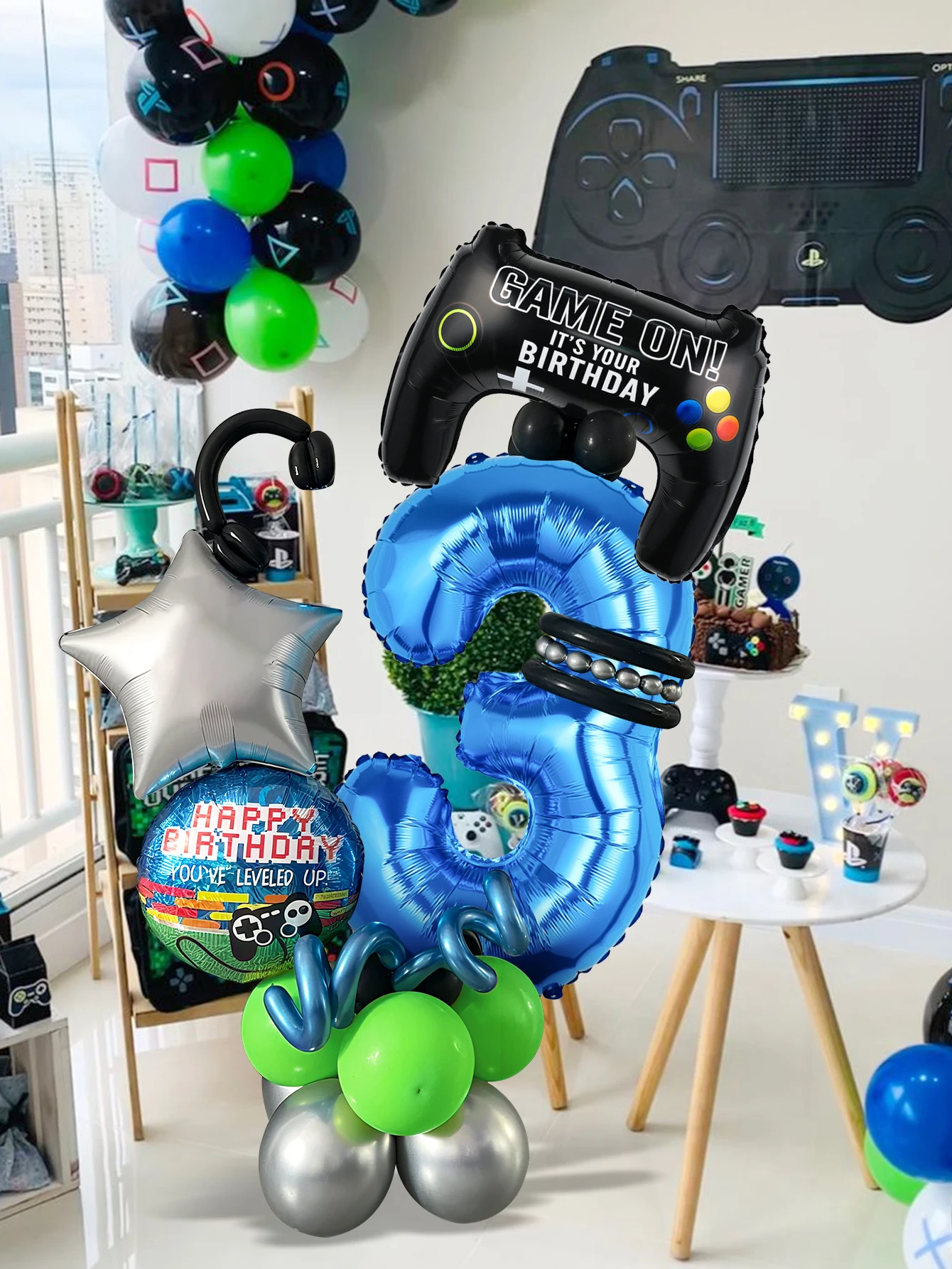 32 Parça Oyun Temalı Doğum Gün - Gaming Accessories Room incelemesi ve fiyatı