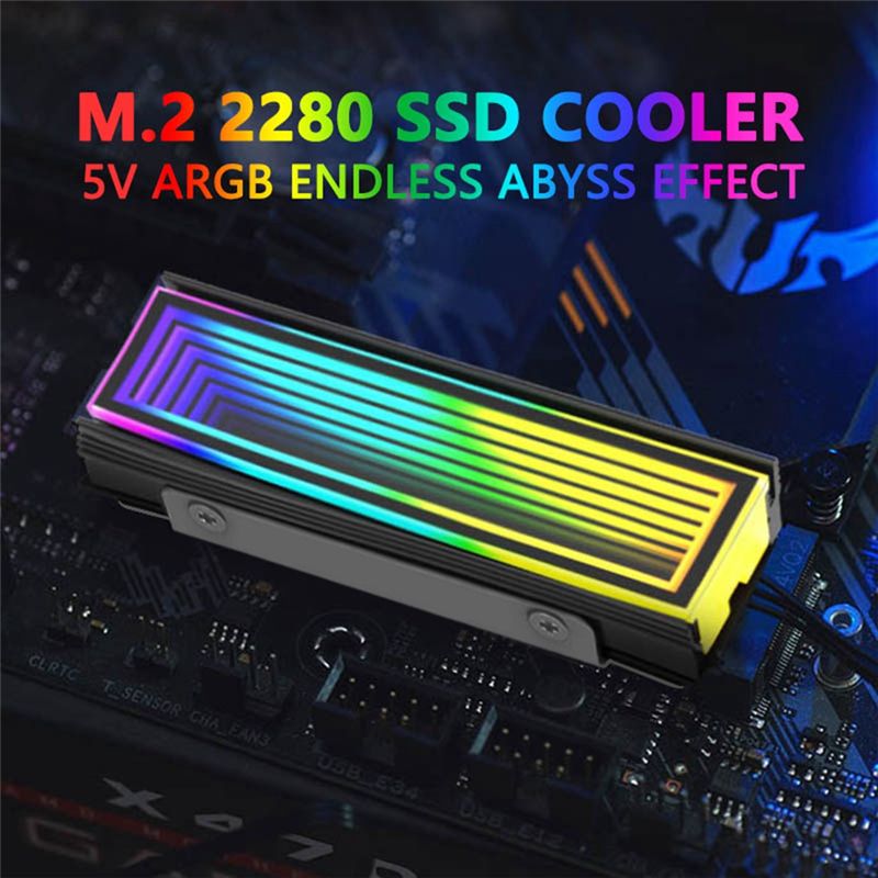 2280 SSD M2 Radyatör PC RGB M. - M2 Heatsink Cooler incelemesi ve fiyatı